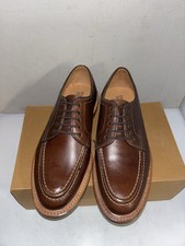 Harrykson Brown Leather Country Derby Shoes Size 8 New 631
