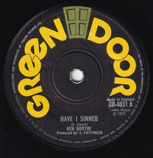 70s Reggae KEN BOOTHE have I sinned 1972 UK 7" Vinyl 45 Mint