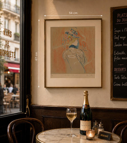 Lithograph manner de - a, la