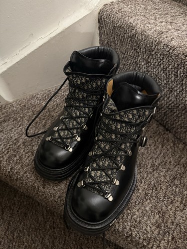 Dior men black leather ankle - dior,