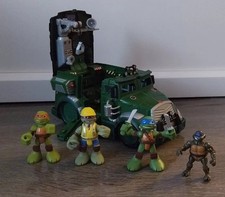 tmnt mini mutants Battle Truck and Mini Figures