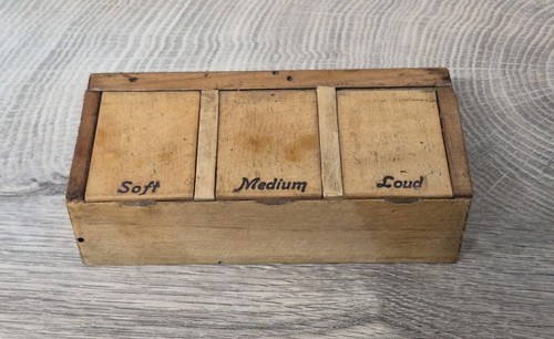Vintage gramophone needle box - vintage,