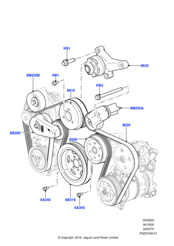 Land rover tensioner discovery - land,