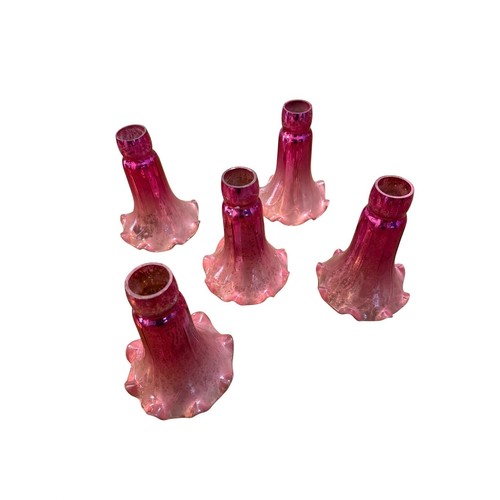 Vintage style pink glass - glass, lily