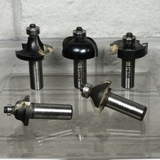 5 Trend 1/2 Shank router cutter bits Rebater Concave Convex Chamfered And Ogee