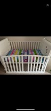 Baby’rus Cot Bed + under bed drawer with Coconut Mattress 140*70cm