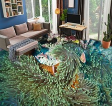 3D Seagrass Fish 529 Floor WallPaper Murals Wall Print Decal UK Zoe