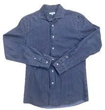 Reiss Men’s Grey Long Sleeve Shirt - Medium