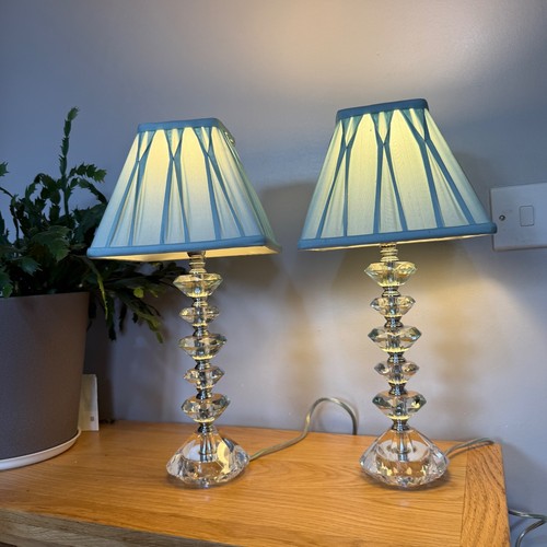Pair statement crystal - crystal, glass