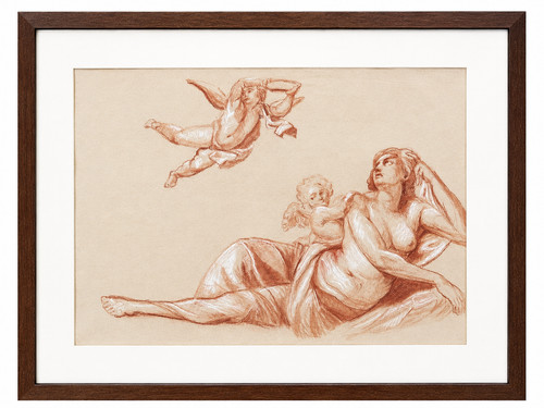 Large sanguine drawing - , –