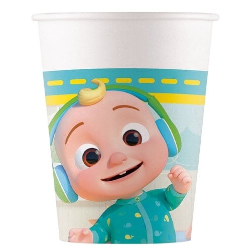 Cocomelon paper cups 200ml - paper,