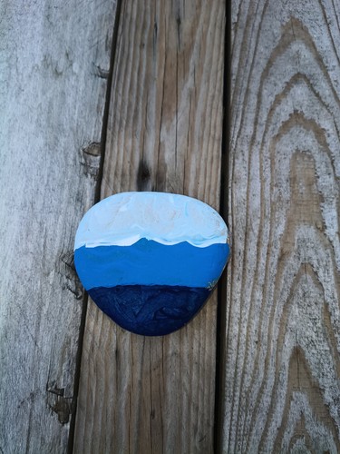 Hand painted ocean wave beach - ocean,