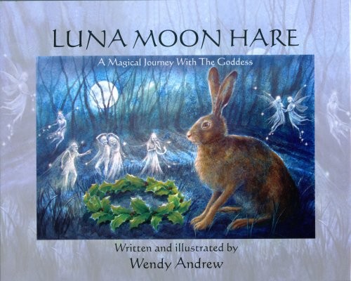 Luna moon hare magical - hare:,