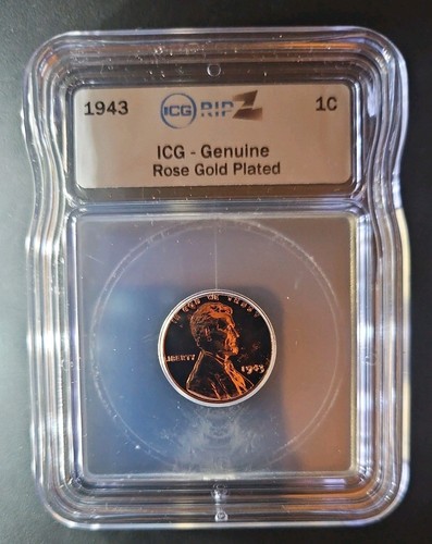 Wheat cent rose 1943 - wheat,