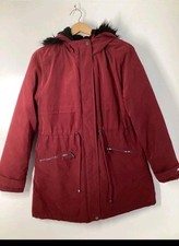 Primark Womens Red Faux Fur