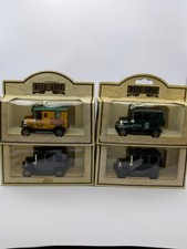 Lledo Model T Vans x 4 - Black