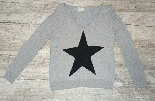 Hush stella grey jumper - grey, navy