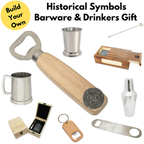 Historical symbols barware - historical,