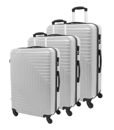 Pcs suitcase set abs hard - suitcase,