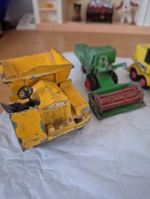 Bundle Of Vintage Dinky  Tractor  Road  Sweeper Crain