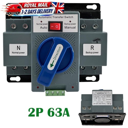 230v 63a dual - dual, power
