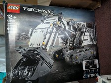 LEGO TECHNIC: Liebherr R 9800 Excavator (42100), part-built with box & manuals