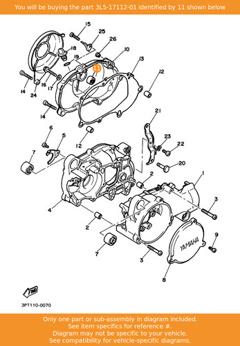 Yamaha bush 3l5 17112 01 - 1,, 3l5-17112-01