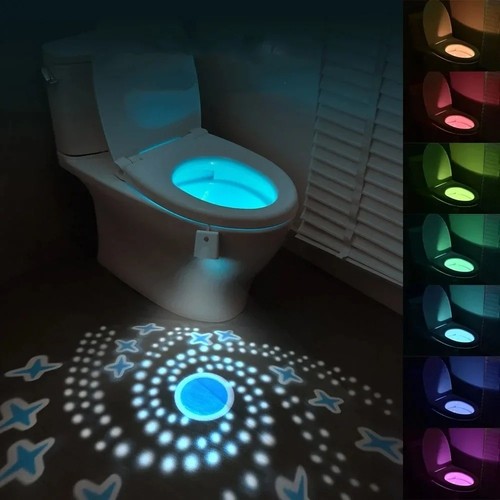 Rechargeable toilet bowl - toilet, night