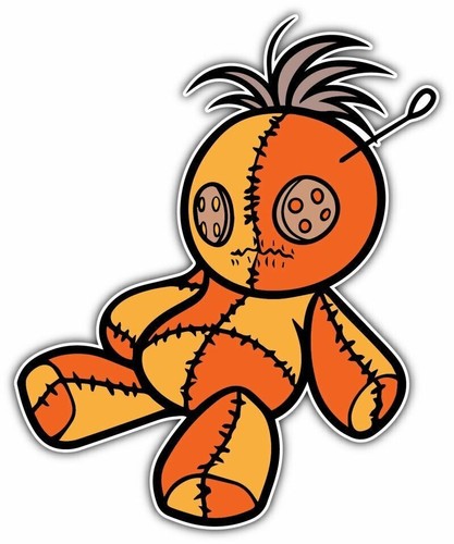 Voodoo doll folk magic - folk, heart
