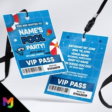 Personalised Pool Party