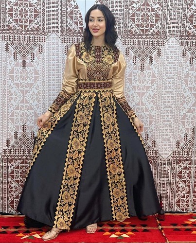 Hand embroidered dress - embroidered,