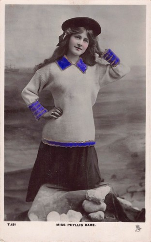 Postcard edwardian actress - edwardian,