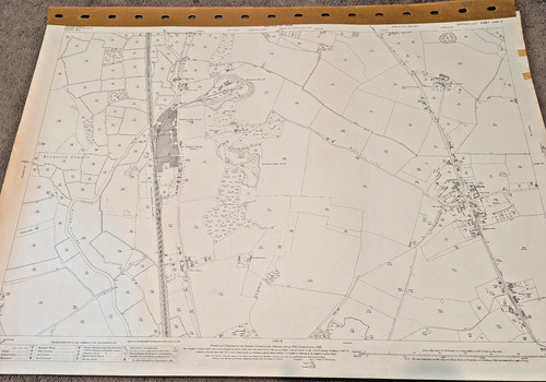 Original large 1926 - map, 25