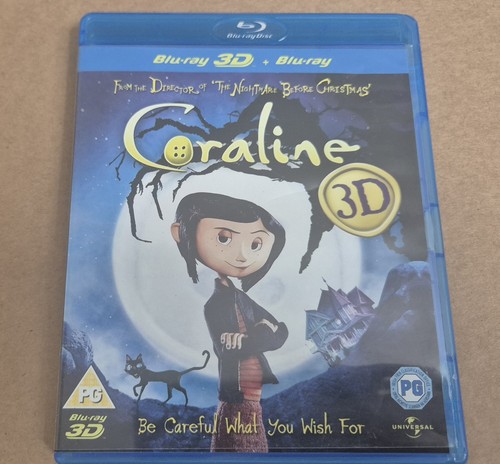 Coraline blu ray 2d - coraline, 3d