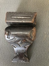 vintage gargoyle Wooden wall bracket, medieval Oak Shelf