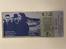 Concert ticket croke - u2,