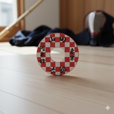 Kendo Shinai Tsuba Custom Red