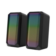 Vantage Siren+ RGB Wired Gaming Speakers for PC & Laptop – LED Lighting