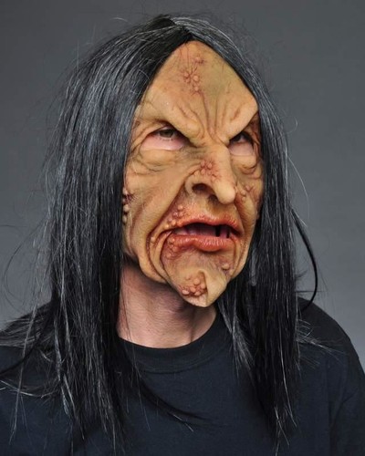 Mask head super - super, witch