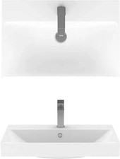 EX DISPLAY WAREHOUSE CLEARANCE CROSSWATER ZI0611SCW ZION 610 1 TAP HOLE BASIN