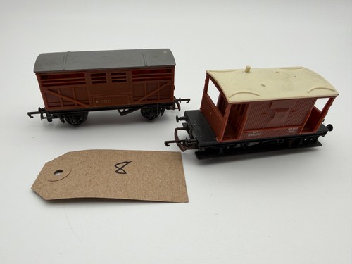 Triang r122 cattle wagon - cattle, &