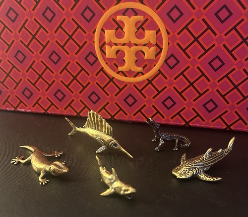 Set mini brass statues - 5,