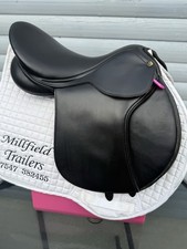 17inch Black General Purpose Saddle Adjustable Gullet