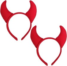 Halloween Red Devil Horns