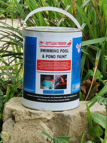 Rubberised fish pond paint - pond, 5