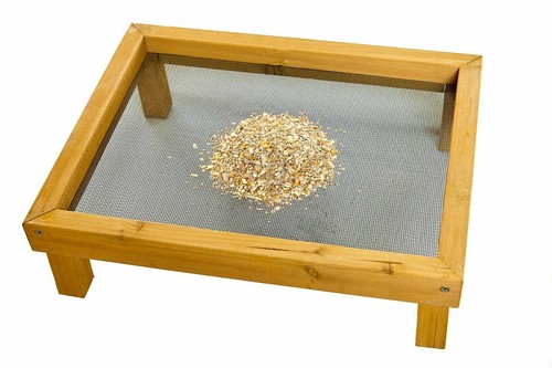 Wooden garden bird - wooden,