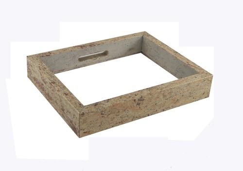 Natural stone frame - natural,