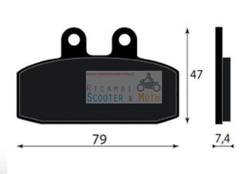 Front brake pads - front, honda