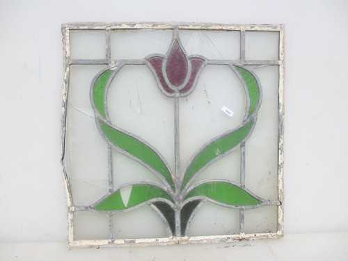 Antique stained glass - antique, window