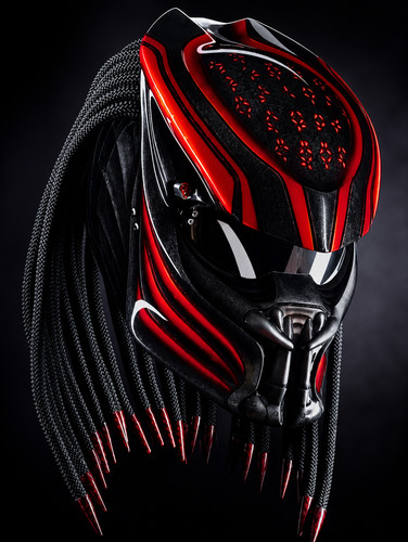 Cafe racer predator helmet - cafe,